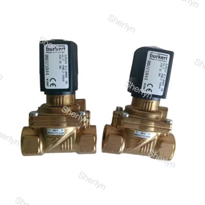 Burkert 00322517 G1/4 EPDM Katup Badan Kuningan Tertutup DC24V