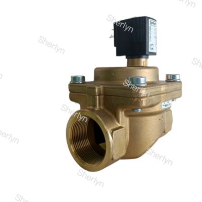 Burkert 00322517 G1/4 EPDM Katup Badan Kuningan Tertutup DC24V