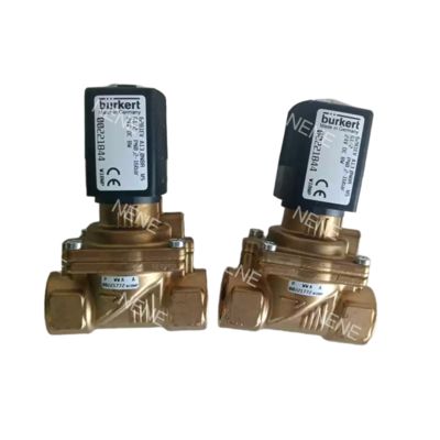 00322503 6281 G3/8 2/2 Normal Tertutup 10.0 Lubang Aliran NBR Disegel Badan Katup Kuningan AC24V 8W 0.2-16bar -10~+80 ℃ Katup Solenoid Burkert