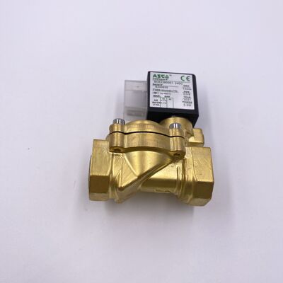 Katup Tembaga ASCO SCE238D001 G3/8 AC220V DC24V Katup Solenoid Drain Normal Tertutup