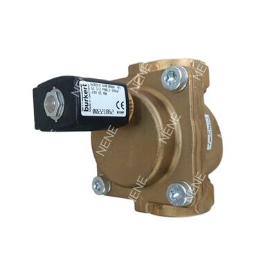00322505 BURKERT 6281 G1/4 Dengan kontrol manual 10.0 Lubang Aliran NBR Seal DC24V 2/2 katup kontrol industri yang ditutup secara normal