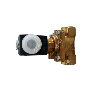 Katup Solenoid AC220V BURKERT Tipe 6281 00221963 G1 1/4 2/2 Normal Tertutup Badan Kuningan Override Manual 25.0 Orifice Segel NBR 8W 0.2-16bar -10 hingga +80 Derajat Celcius