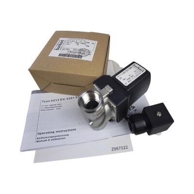Burkert katup solenoid 6213EV A13.0 G1/2 00246303 00141218 FKM VA