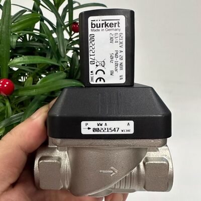 Katup Solenoid BURKERT 00222171 00222172 00222173 6213EV ENBR2.0 Lubang-Tembus
