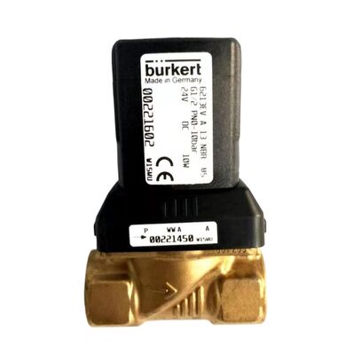 Burkert 00322515 G3/8 6281 Tipe Katup Elektromagnetik Dua Posisi Dua Arah AC24V Katup Air
