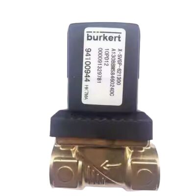 Burkert Solenoid Valve 00322513 Tegangan Operasi AC220V Tipe 6281 Katup Air G1/4 Dua- √ Posisi Dua arah Biasanya tertutup