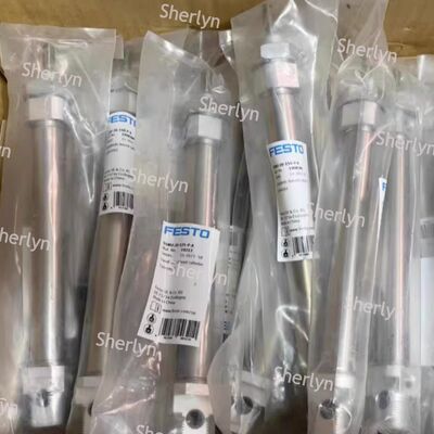 Silinder Pneumatik Piston 15 Mm Stroke DSNU-8-15-P-A FESTO Silinder Aksi Ganda 1908247