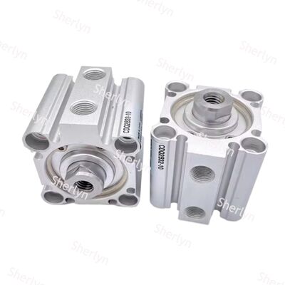 SMC Pneumatik kecil silinder tipis CDQ2B12-10D kompak silinder 12-bor