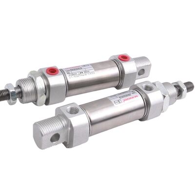 Long Stroke Ø12mm 100mm RM/28012/100 Kompak Aktuator Pneumatik NORGREN Opsi Magnetik Berfungsi Tunggal