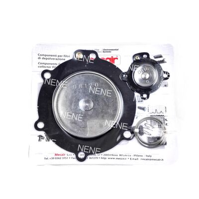 FKM/Viton Diaphragm DB120 DB16 3'' Diaphragm Repair Kits Pulse Jet Valves Mecair 2.5 Inch VNP220 VEM220 VNP420 VEM420 VNP424 VEM424 VNP620 VEM620 VNP720 VEM720