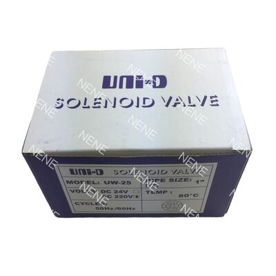 Katup Solenoid Diafragma UNID NBR UW-65 Katup Solenoid 2-1/2" Berflensa 2/2 Arah Tertutup Normal (N.C)