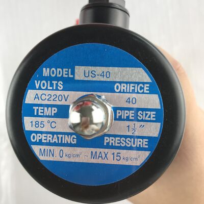 Tahan Suhu Tinggi US-40 (1.5 Inchi) AC220 TXPC Semua Tembaga Uap Solenoid Valve Kontrol Klep Listrik Klep Air