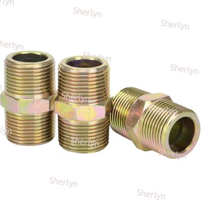 Flat Mouth 1 Point Hydraulic Wire High Pressure Transition Joint Carbon Steel Galvanized External Thread Oil Pipe Variable Diameter Wire A-type British Pipe Joint