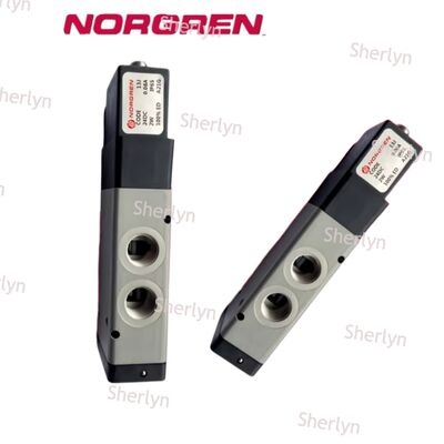 NORGREN 3/2 Way Solenoid Valve yang ditutup secara normal, pilot dioperasikan, single coil, penyegelan yang dapat diandalkan