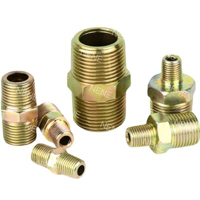 Hidrolik Union Pipe Fitting 1/2 Inch Hydraulic Adapter Engineered Flat Mouth Union Joint