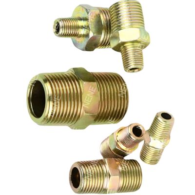 Fitting Pipa Mulut Datar 2" Union Joint Fitting Pipa Industri Adaptor Sistem Hidrolik