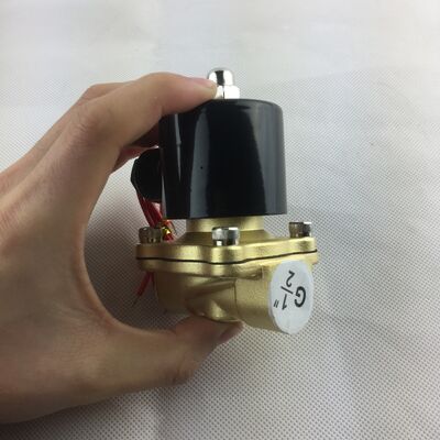 UW-25 Badan tembaga katup udara tertutup normal katup dua arah elektromagnetik katup air katup solenoid