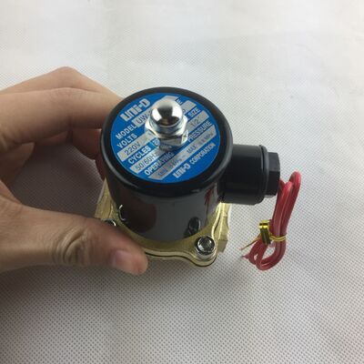Uw-40 1-1/2 Inci, Diameter Lubang 40mm Katup Solenoid Dua Arah Katup Elektromagnetik Katup Air