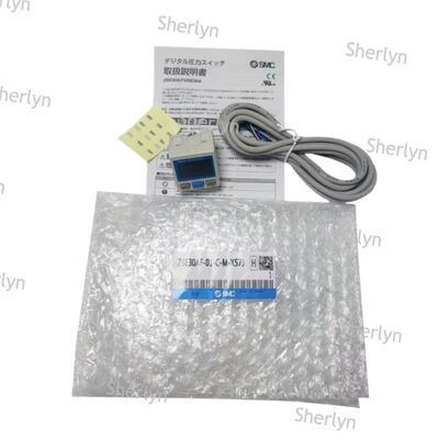 Dual PNP Output Rotatable Display Pressure Switch Untuk Manipulator Mesin Kemasan SMC ISE30A-01-B-L