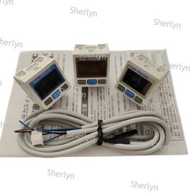 Saklar Tekanan Digital Kelas Industri SMC ISE30A-01-N-L Output NPN Rentang 1MPa Pemantauan Tekanan Sistem Pneumatik Khusus