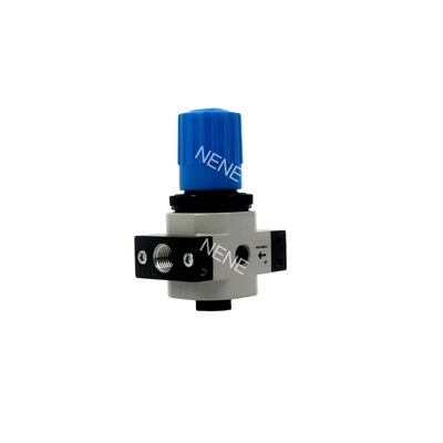 Festo LR-1/8-D-MINI-MPA 8002274 Regulator Tekanan Paduan Seng dengan Pengukur MPA 0,5-12 bar G1/8 Regulator Tekanan Mini Diafragma Diaktifkan Langsung 800L/menit
