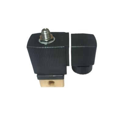 Katup Solenoid Burkert 00134240 6013 Aksi Langsung G1/8 2/2 NC Lubang 2.5mm Segel FKM Bodi Kuningan 24VDC 8W 0-10bar