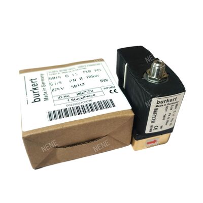 2/2 NC Direct Acting Solenoid Valve 00125304, G1/4 Inch Port, 3.0 Flow Orifice, FKM Sealed Brass Valve, 220V AC Industrial Power, Tekanan Kerja 10bar