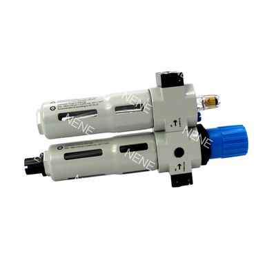 Festo FRC-1/8-D-7-MINI-A 162762 Zinc Alloy FRL 40µm G1/8 Fully Automatic Drain 0.5-7bar With Pressure Gauge