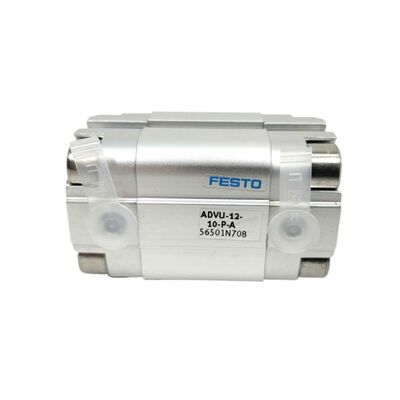 Robot End Effector Festo ADVU-16-40-P-A 156513 40mm Stroke Benang Internal Silinder Kompak 16mm Bore Double-Acting M5 Port Magnetic Piston ISO 6432