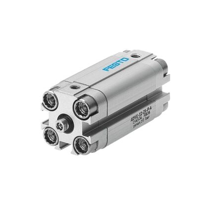 Robot End Effector Festo ADVU-16-40-P-A 156513 40mm Stroke Benang Internal Silinder Kompak 16mm Bore Double-Acting M5 Port Magnetic Piston ISO 6432