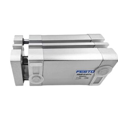 Aktuator Kompak Serbaguna dengan Tongkat Panduan Festo ADNGF-16-10-P-A, Aksi Ganda, 16mm Bore 10mm Stroke 554213