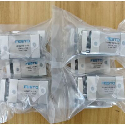 12mm Piston Diameter 20mm Stroke ADNGF-12-20-P-A Guide Cylinder untuk mengikat dan mengikat benda kerja