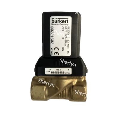 2/2 Cara Biasanya Tertutup BURKERT 00221881 G3/4 Solenoid Valve Sistem Otomatisasi AC24V