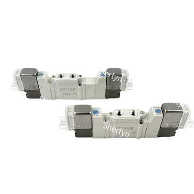 Fungsi Override Manual Integral SMC SY3120-6LZD-C8 DC12V Solenoid yang digunakan pada Silinder Posisi Conveyor Long Stroke