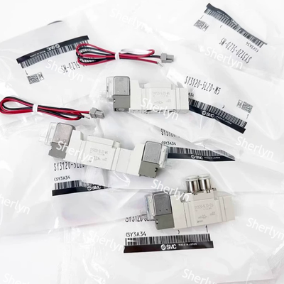 SMC SY3220-5LZD-M5 DC24V Air Valve untuk Pengendalian Silinder Penguncian Conveyor Long-Stroke