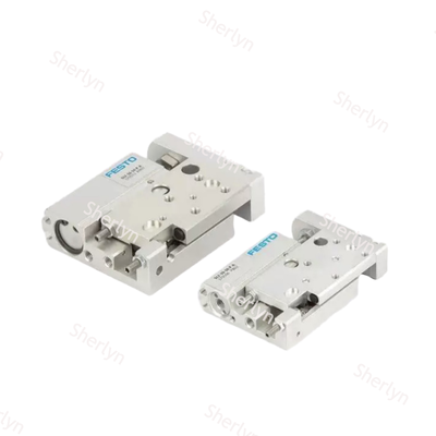Dalam stok FESTO 170504 SLF-6-20-P-A Profil tipis Mini Slide Cylinder 6×20mm Double Acting Aluminium Actuator untuk peralatan pengujian elektronik