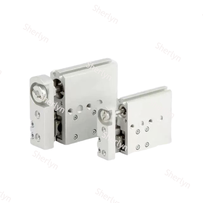 Aktuator Geser Stroke Panjang Bolak Balik Stabil FESTO SLF-10-40-PA 170509 10×40mm Komponen Pneumatik Aluminium Datar Untuk Peralatan Transfer Papan PCB