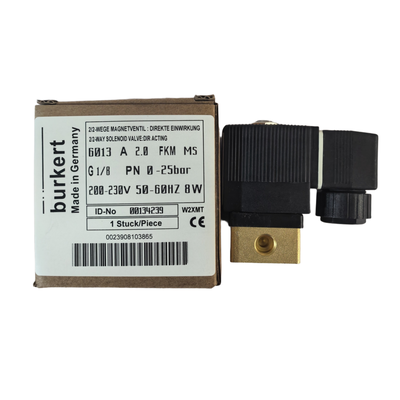 6013 EPDM Seal Material Pilot Diaphragm Solenoid Valve 0 sampai 16 Bar Tekanan Nominal Untuk Otomasi Industri
