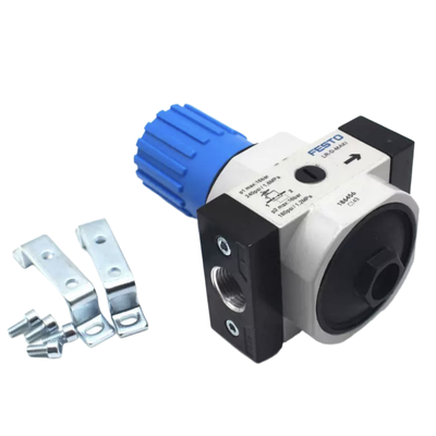 LR-1/2-D-MAXI Original FESTO MAXI Ukuran Regulator Tekanan Untuk Pabrik Pusat Sistem Udara Dikompres