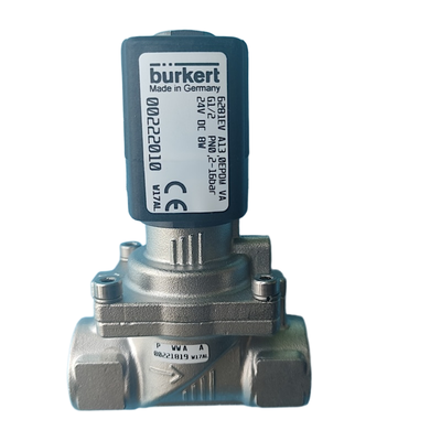 6281 Series Stainless Steel Pneumatic Solenoid Valve 2 Way Fungsi Klep yang Biasanya Tertutup Ukuran Pelabuhan G3/8 "Hingga G2" Ideal untuk Otomasi Pneumatik