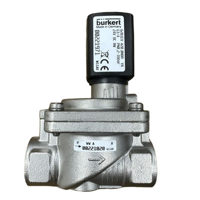 6281 Series Stainless Steel Pneumatic Solenoid Valve 2 Way Fungsi Klep yang Biasanya Tertutup Ukuran Pelabuhan G3/8 "Hingga G2" Ideal untuk Otomasi Pneumatik