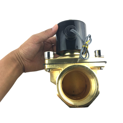 FKM Viton Seal Material Pilot Diaphragm Solenoid Valve Bekerja dalam 0 hingga 0,5 MPa Tekanan untuk Otomasi Industri 2W-200-20