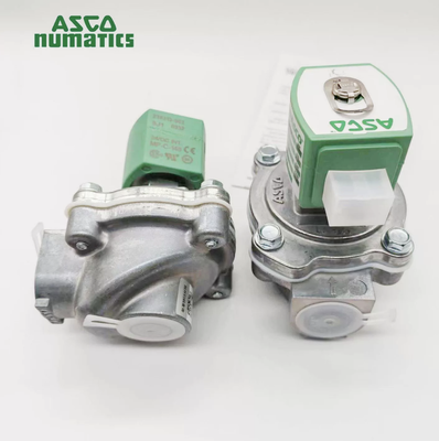 Heavy Duty SCG353G043 ASCO Solenoid Pulse Valve Tekanan lebar 0,35-8,5 Bar 3/4 "Bodi Aluminium