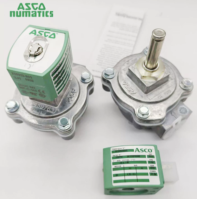 Heavy Duty SCG353G043 ASCO Solenoid Pulse Valve Tekanan lebar 0,35-8,5 Bar 3/4 "Bodi Aluminium