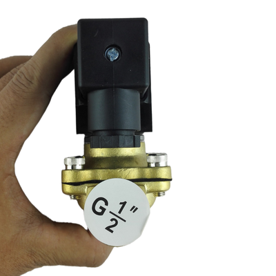 NBR Seal Material Valve dengan Square Coil Operating at DC12V Voltage Sempurna untuk Peralatan Pneumatik dan Sistem Kontrol Cairan Otomatis
