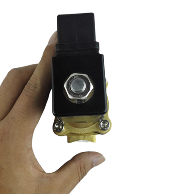 NBR Seal Material Valve dengan Square Coil Operating at DC12V Voltage Sempurna untuk Peralatan Pneumatik dan Sistem Kontrol Cairan Otomatis