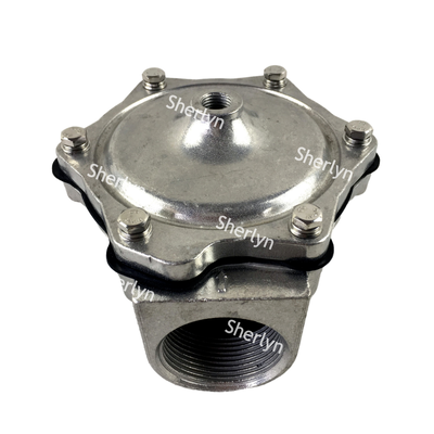 Katup Solenoid Pulsa Sudut Kanan 1 Inci G353A045, Katup Pengumpul Debu Aliran Sedang Aluminium Pilot Integral Seri ASCO 353