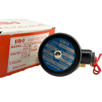 US-20 Piston Pilot Operated Light Oil Valve Suhu -20°C hingga 185°C Dirancang untuk Pengendalian Sistem Transfer Minyak Industri
