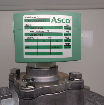 SCG353G050 Pemasangan Pelat dan Tabung 2 Inci Katup Pulsa Tahan Ledakan Katup 24VDC untuk Kontrol Sistem Pengumpul Debu Pneumatik Industri