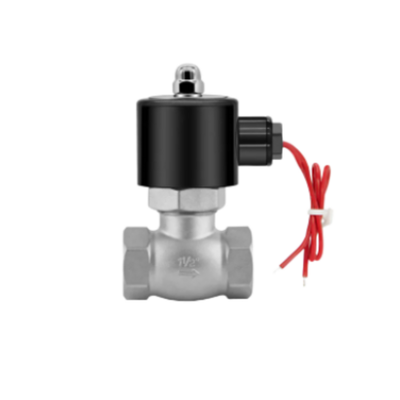 2L-10 Kisaran Tekanan 0,1 hingga 1,5 MPa Katup Solenoid Pneumatik dengan bahan PTFE Seal dan kisaran suhu -20°C hingga 185°C